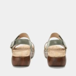 Bailee Woven Sage Sandal -Alegria Shoes Sale BAI 6132 S3