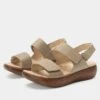 Bailee Woven Taupe Sandal 1 Bailee Woven Taupe Sandal -Alegria Shoes Sale BAI 6163 S1
