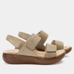 Bailee Woven Taupe Sandal 11 Bailee Woven Taupe Sandal -Alegria Shoes Sale BAI 6163 S2
