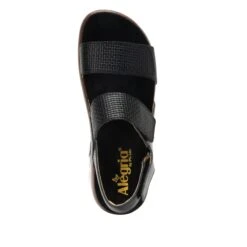 Bailee Woven Noir Sandal -Alegria Shoes Sale BAI 7462 S4