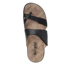 Beatrix Black Sandal -Alegria Shoes Sale BEA 601 S4