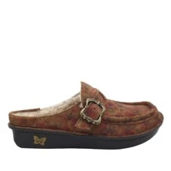 Shoes Brigid Cognac & Roses Clog 11 Shoes Brigid Cognac & Roses Clog -Alegria Shoes Sale BRI 7764 S2