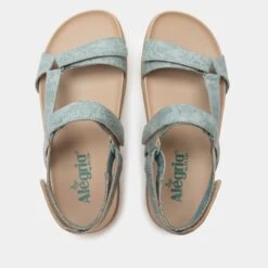 Henna Aged Denim Sandal -Alegria Shoes Sale HEN 6138 S4
