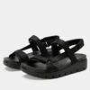Henna They Call Me Mellow Black Sandal 2 Henna They Call Me Mellow Black Sandal -Alegria Shoes Sale HEN 6142 S1