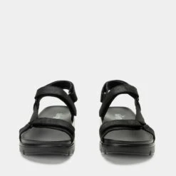 Henna They Call Me Mellow Black Sandal -Alegria Shoes Sale HEN 6142 S5