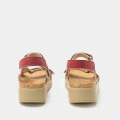 Henna Washed Ruby Sandal -Alegria Shoes Sale HEN 6436 S3