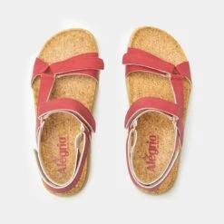 Henna Washed Ruby Sandal -Alegria Shoes Sale HEN 6436 S4
