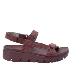 Henna Plum Sandal -Alegria Shoes Sale HEN 7433 S2