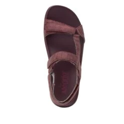 Henna Plum Sandal -Alegria Shoes Sale HEN 7433 S4