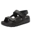 Henlee Black Sandal -Alegria Shoes Sale HLE 7438 S1