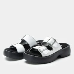 Iza White Sandal