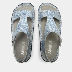 Kerri Sassy Blues Sandal 11 Kerri Sassy Blues Sandal -Alegria Shoes Sale KER 6103 S4