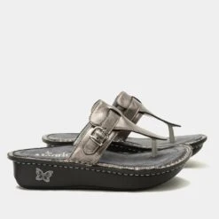 Kennedi Twinkle Pewter Sandal -Alegria Shoes Sale KNN 6101 S2