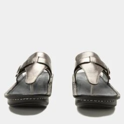 Kennedi Twinkle Pewter Sandal -Alegria Shoes Sale KNN 6101 S5