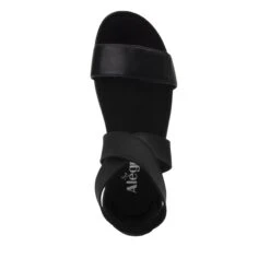 Lucia Black Sandal 10 Lucia Black Sandal -Alegria Shoes Sale LUC 601 S4