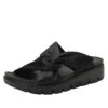 Mylee Black Softie Sandal -Alegria Shoes Sale MYL 7873X S1