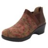 Natalee Cognac & Roses Boot -Alegria Shoes Sale NAT 7927 S1