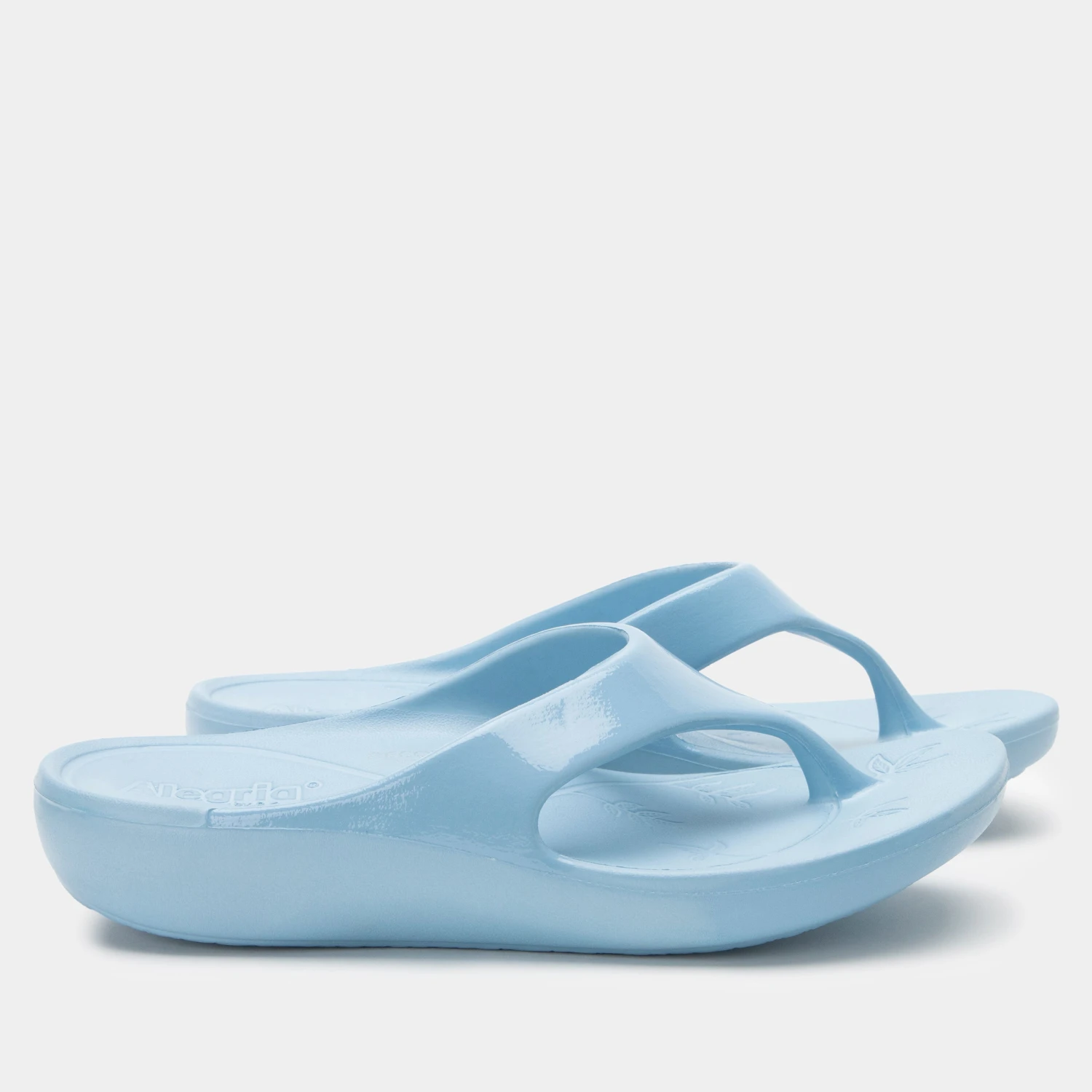 Ode Dusty Blue Gloss Sandal 5 Ode Dusty Blue Gloss Sandal - Image 3