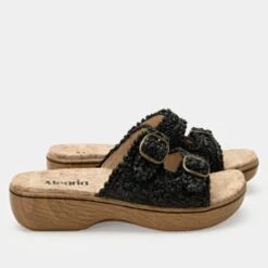 Oona Black Sandal -Alegria Shoes Sale OON 601 S2 8b96cac8 9d71 4a92 bdee 48330588dafb