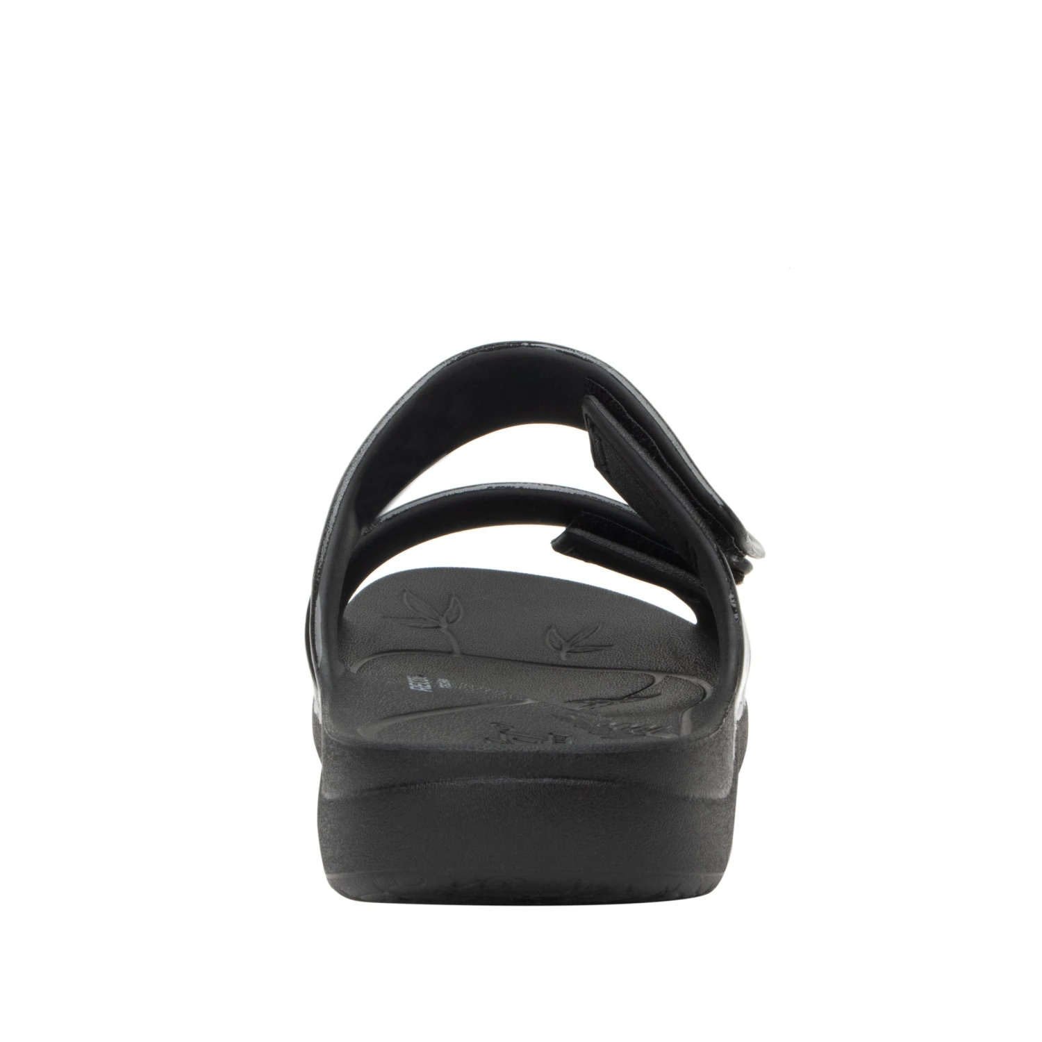 Orbyt Black Gloss Sandal 6 Orbyt Black Gloss Sandal - Image 4