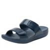 Orbyt Navy Gloss Sandal 2 Orbyt Navy Gloss Sandal -Alegria Shoes Sale ORB 7448 S1