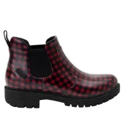 Rowen Gingham Boot -Alegria Shoes Sale ROW 7611 S2
