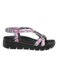 Roz Lovely Fuchsia Sandal 10 Roz Lovely Fuchsia Sandal -Alegria Shoes Sale ROZ 7553 S2