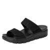 Rubie Black Softie Sandal -Alegria Shoes Sale RUB 601 S1