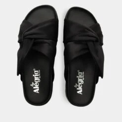 Rylie Black Sandal -Alegria Shoes Sale RYE 7873 S4