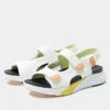 Sandie White Sandal -Alegria Shoes Sale SDI 6207 S1