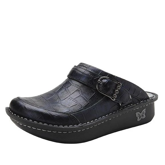Seville Croco Noche Clog 3 Seville Croco Noche Clog