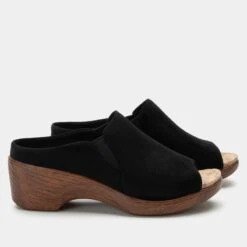 Shoes Shilaine Stretch Black Sandal -Alegria Shoes Sale SLN 6146 S2