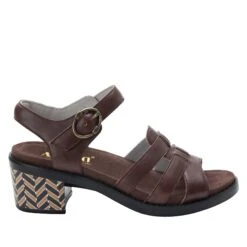 Tasia Mocha Sandal -Alegria Shoes Sale TAS 602 S2