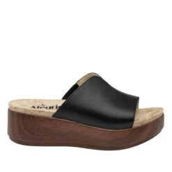 Triniti Black Butter Sandal -Alegria Shoes Sale TRI 641 S2