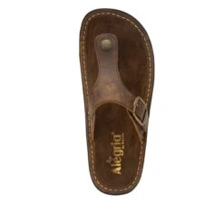 Vella Oiled Brown Sandal 12 Vella Oiled Brown Sandal -Alegria Shoes Sale VEL 7412 S4