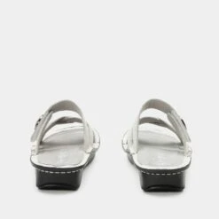 Victoriah Basketry White Sandal -Alegria Shoes Sale VIC 6113 S3