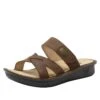 Victoriah Oiled Brown Sandal -Alegria Shoes Sale VIC 7412 S1
