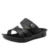 Victoriah Oiled Black Sandal -Alegria Shoes Sale VIC 7414 S1