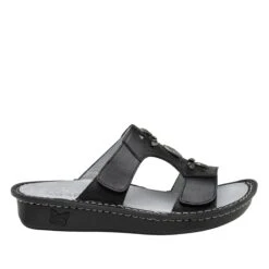 Vanna Black Sandal -Alegria Shoes Sale VNN 601 S2