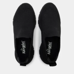 Waze Black Shoe -Alegria Shoes Sale WAZ 6180 S4